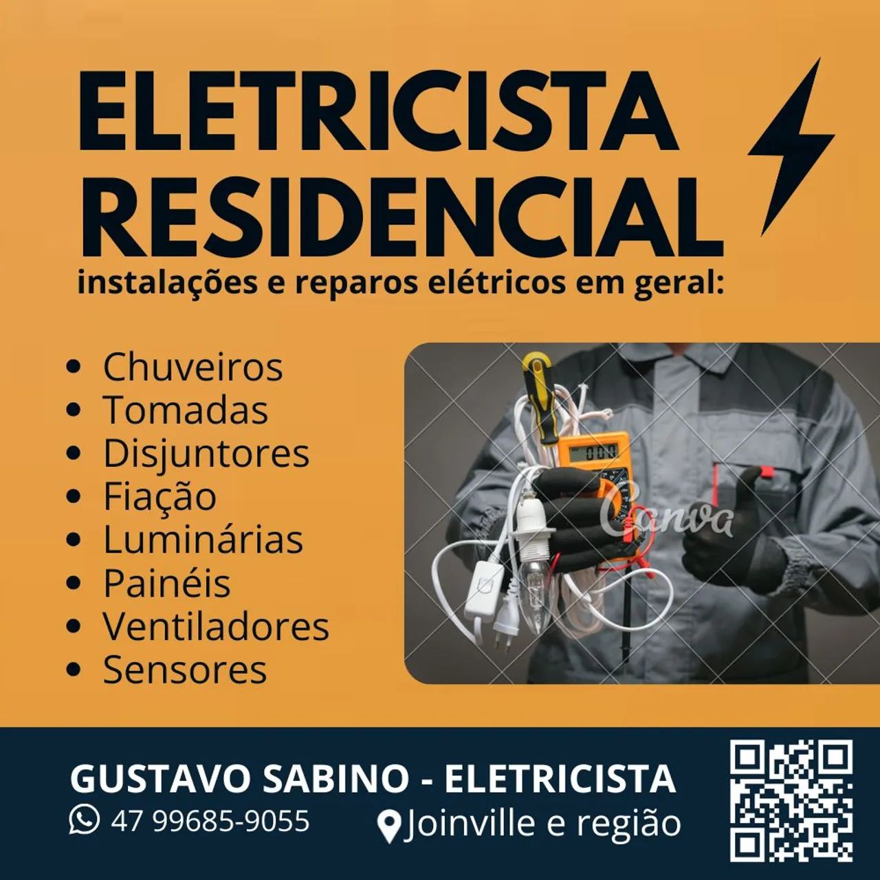 Eletricista Joinville - contato 
