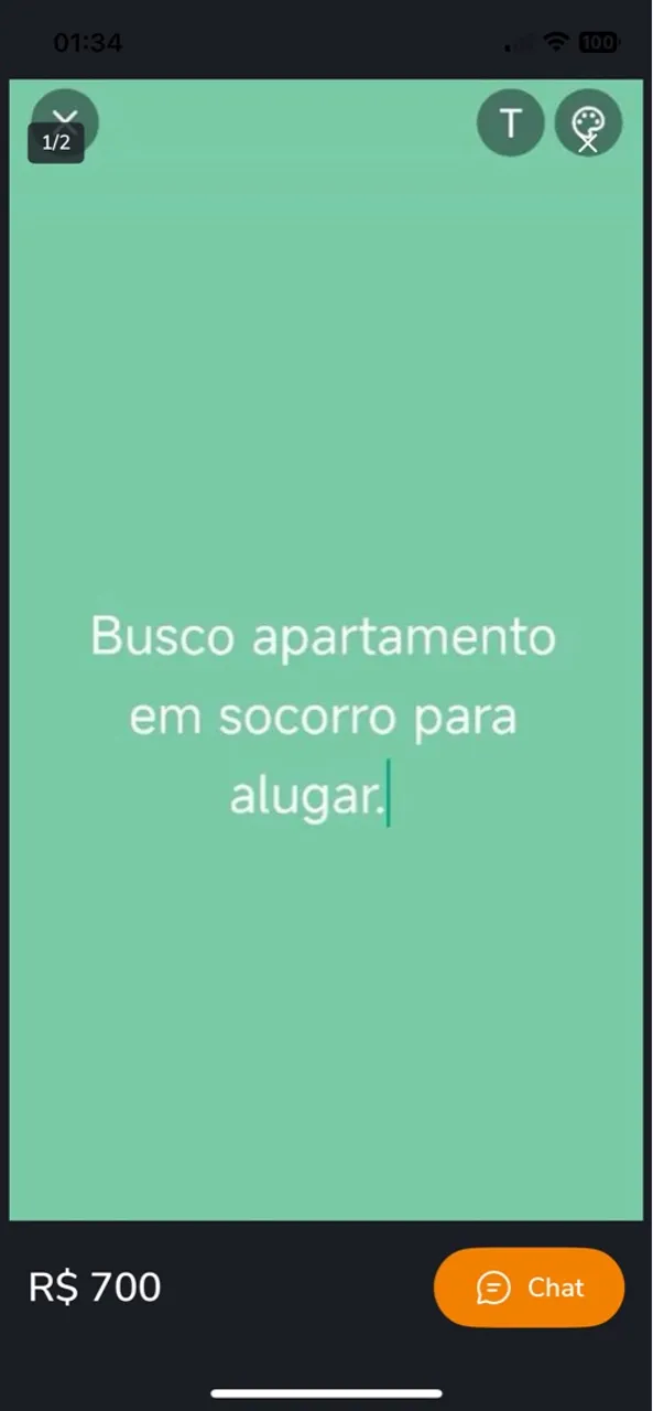 Estou a procura de apartamento para alugar no valor de 700