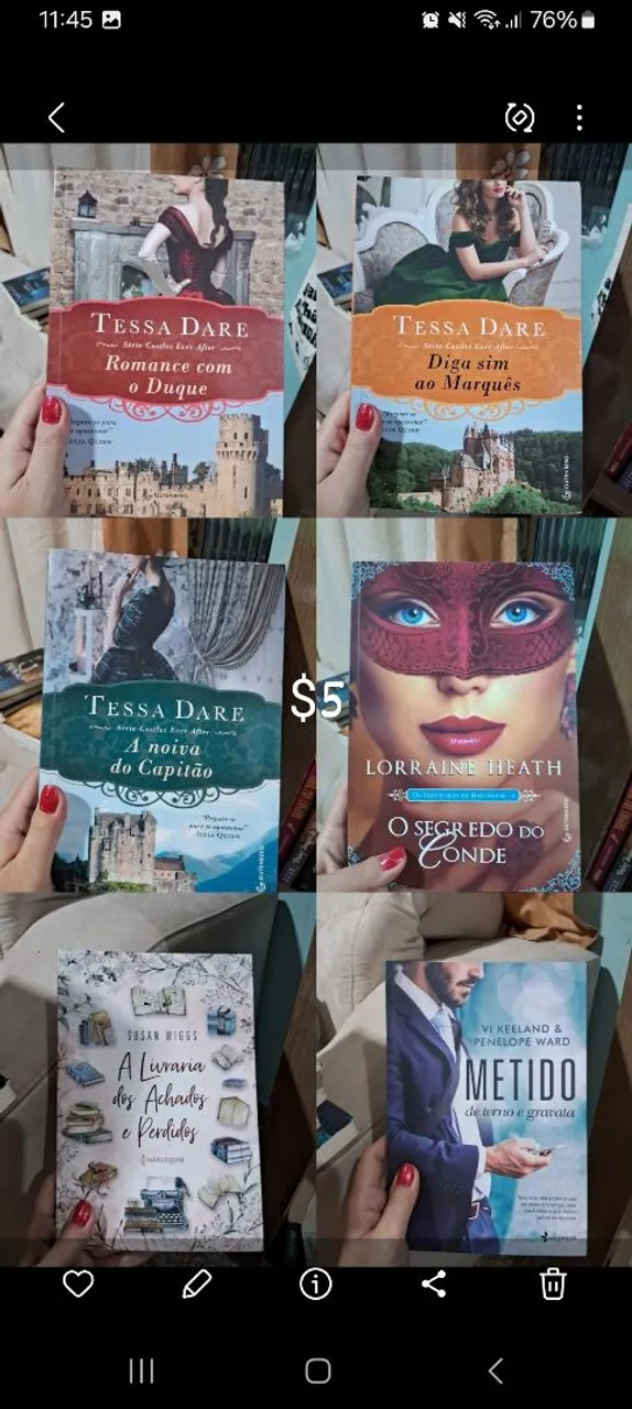 Livros a partir de $5