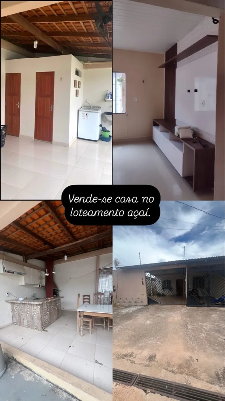 Vende-se casa no loteamento açaí