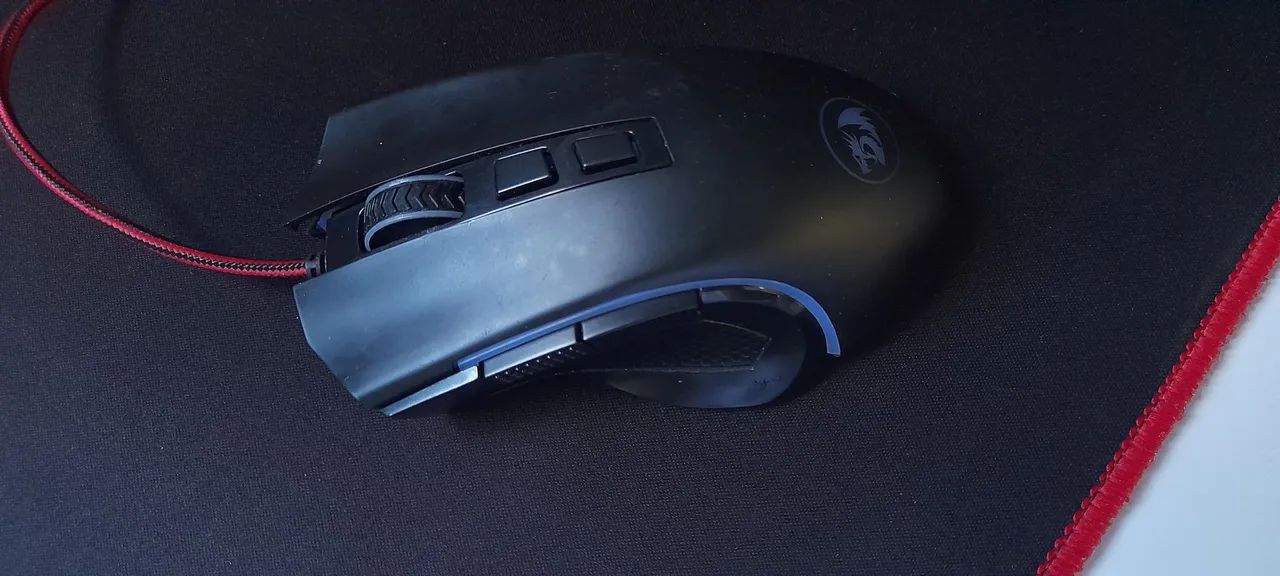 Mouse gamer e mousepad Redragon