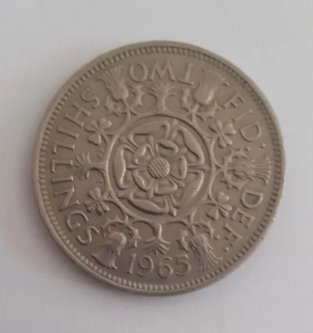 Moeda Da Inglaterra Elizabeth Ii - Dei Gratia Regina (1965) - Foto 2