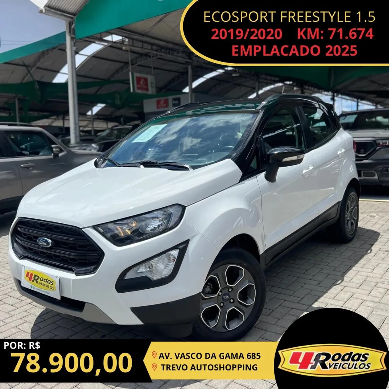 ECOSPORT FSL 1.5 BRANCA 2019/2020