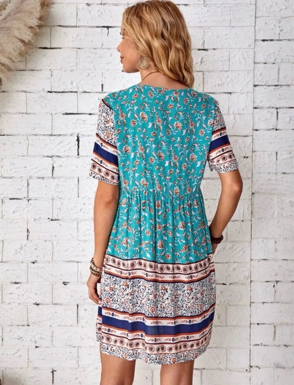 Vestido Floral Boho Chic - Foto 2