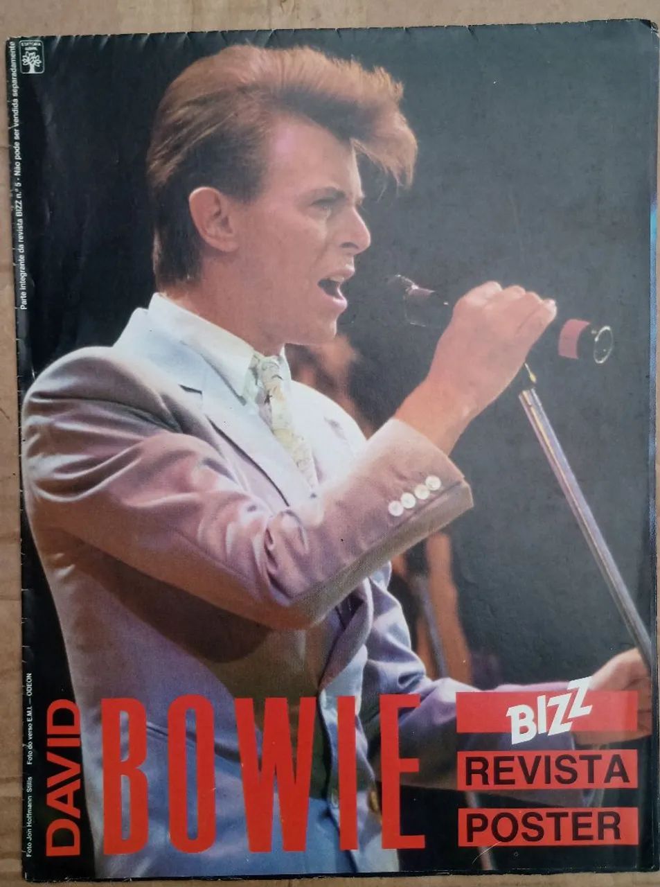 Poster Revista Bizz - David Bowie