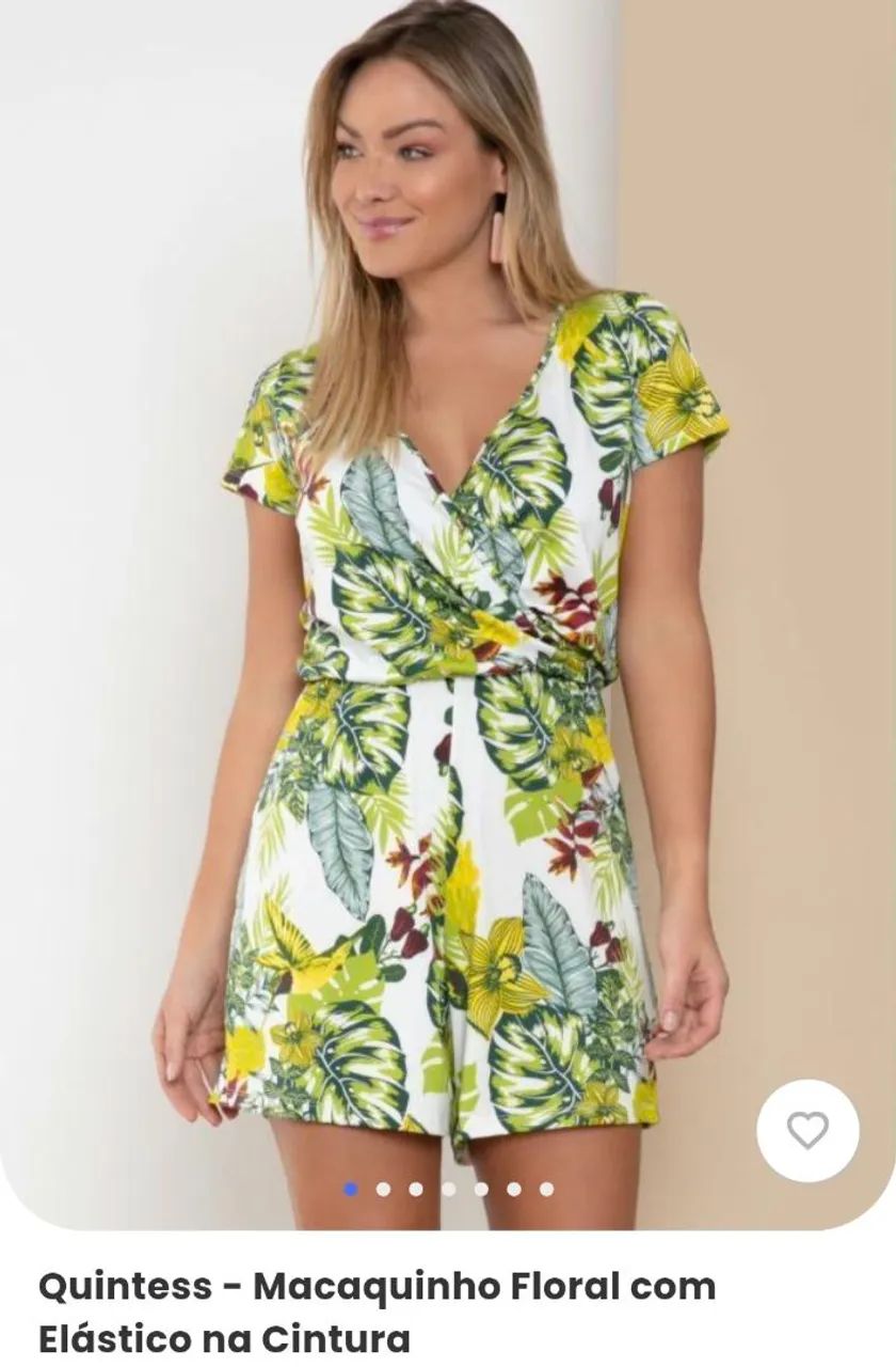 Combo 1 macaquinho e 2 vestidos, 1 vestido novo e os outros dois seminovos