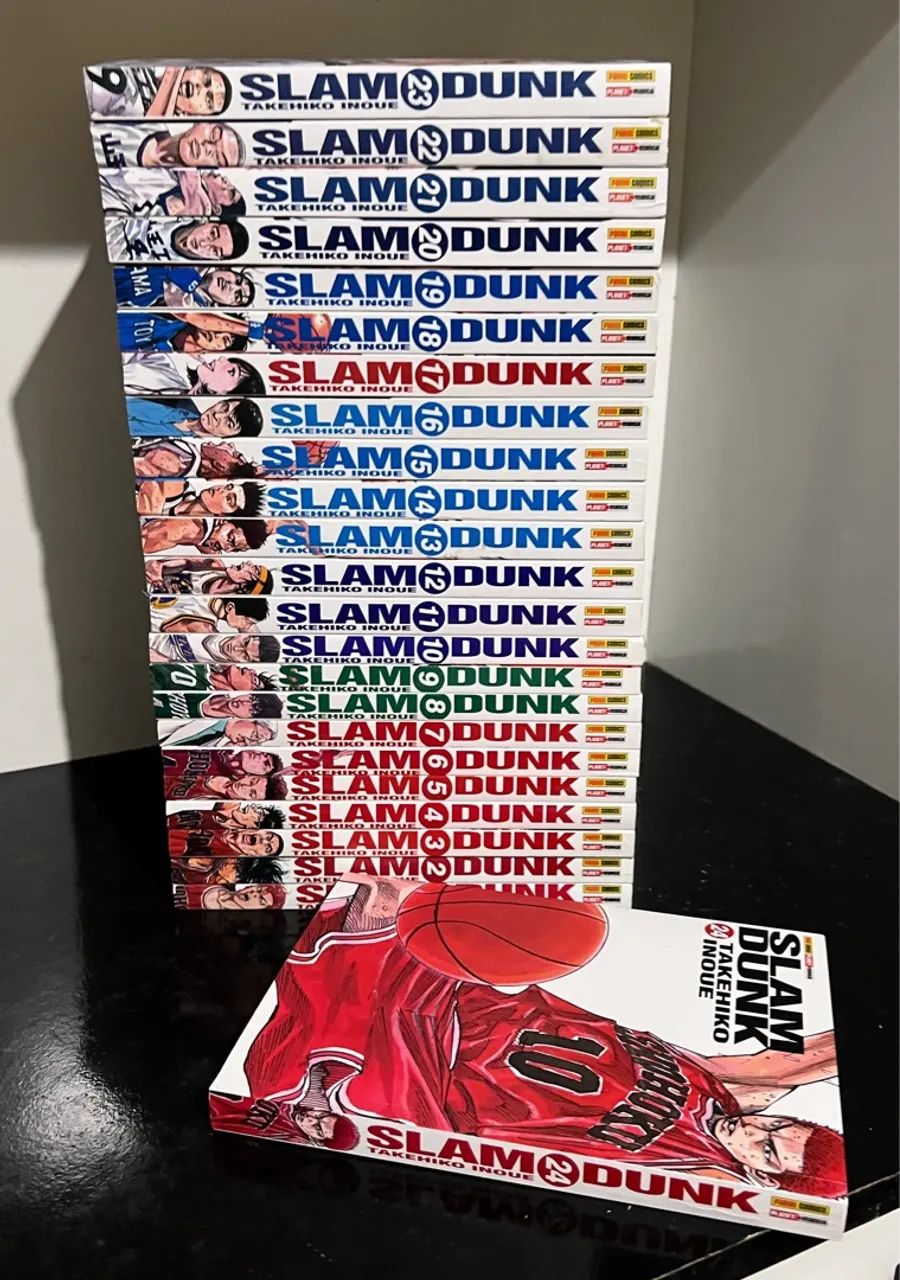Slam Dunk mangá completo 1 ao 24, Takehiko Inoue, editora panini