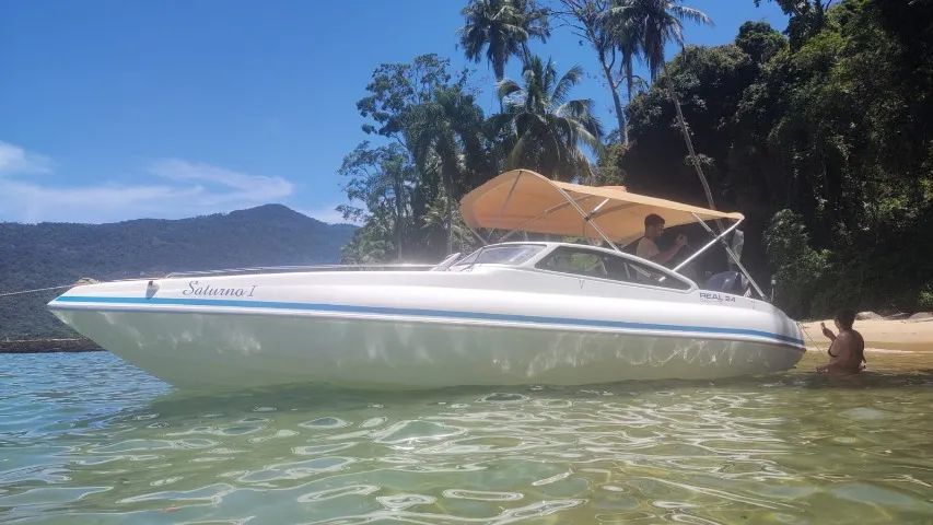 LANCHA REAL 24 2005 MOTOR OPITIMAX 200 HP 2013 - Foto 8