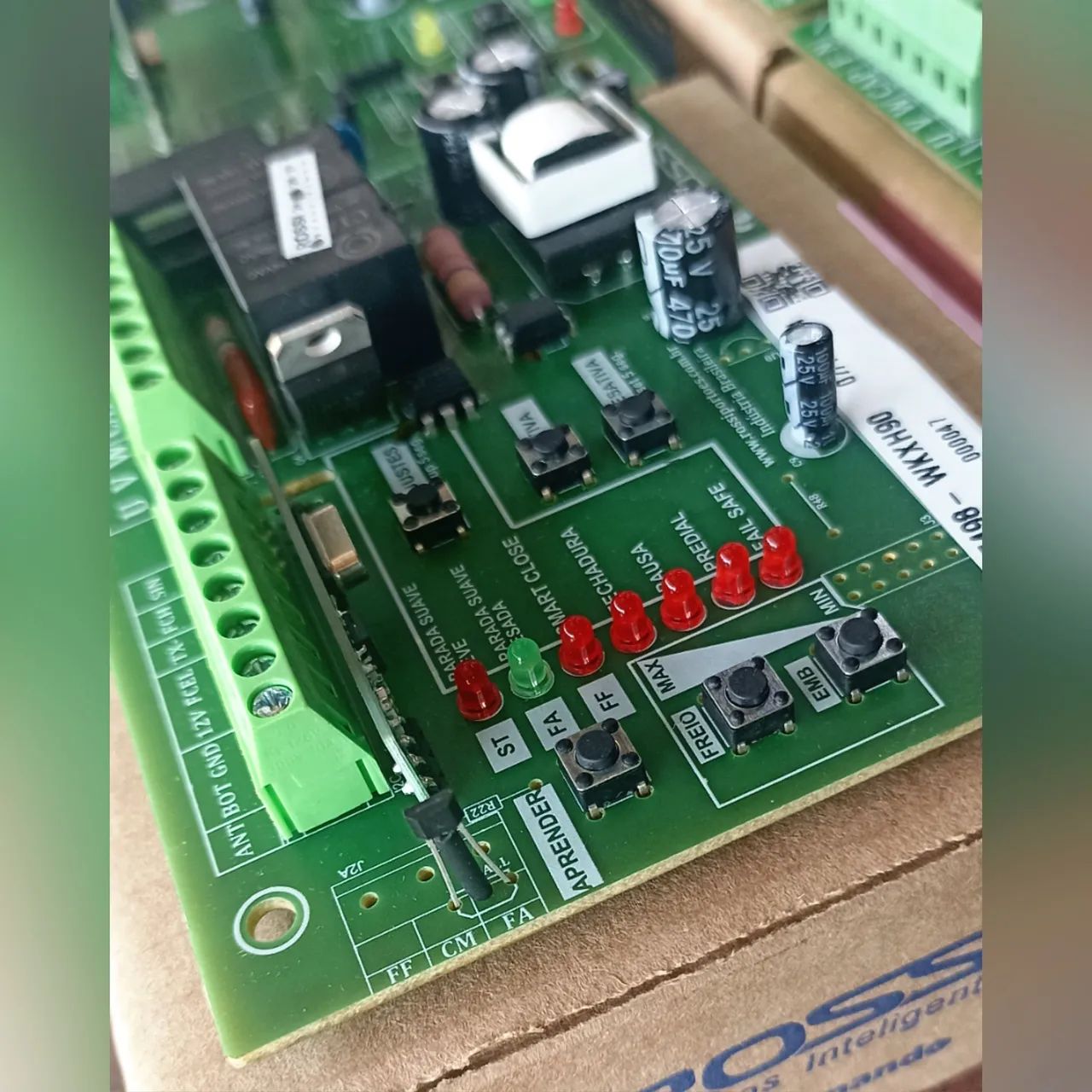 Placa de portão NKXH30 Novo Modelo Rossi(Honestidade e Qualidade)