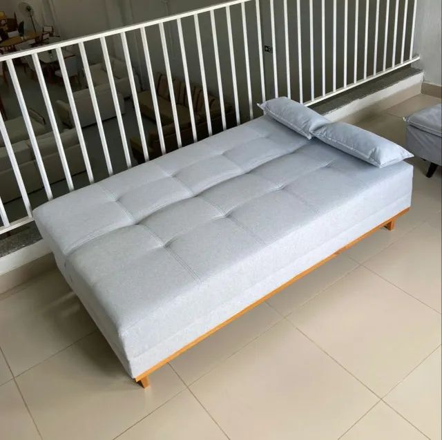Sofá Cama Madrid 1,82 Linho Novo entregamos - Foto 2