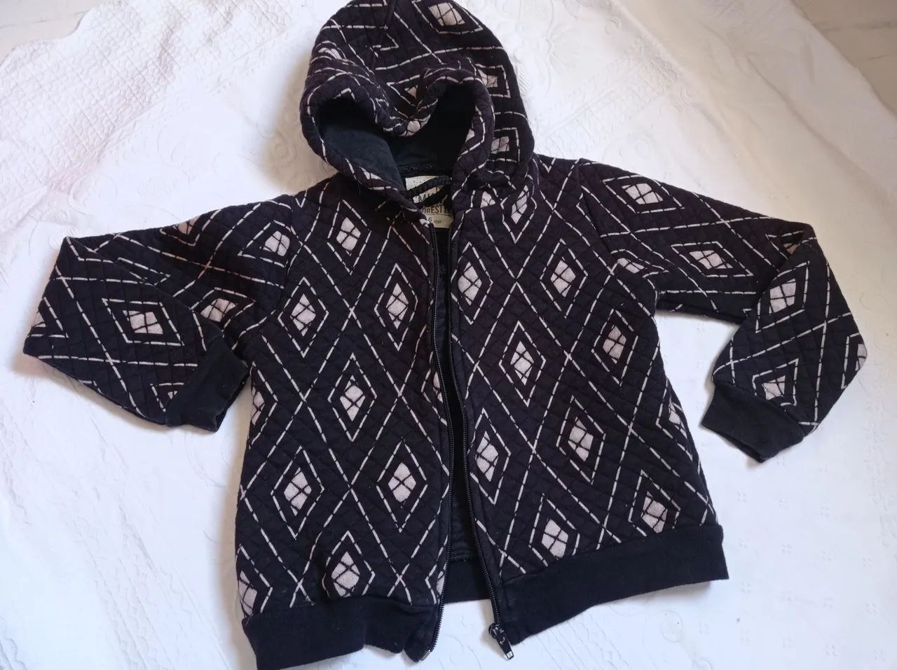 Casaco de Moletom Infantil com Capuz 5\6 - Foto 2