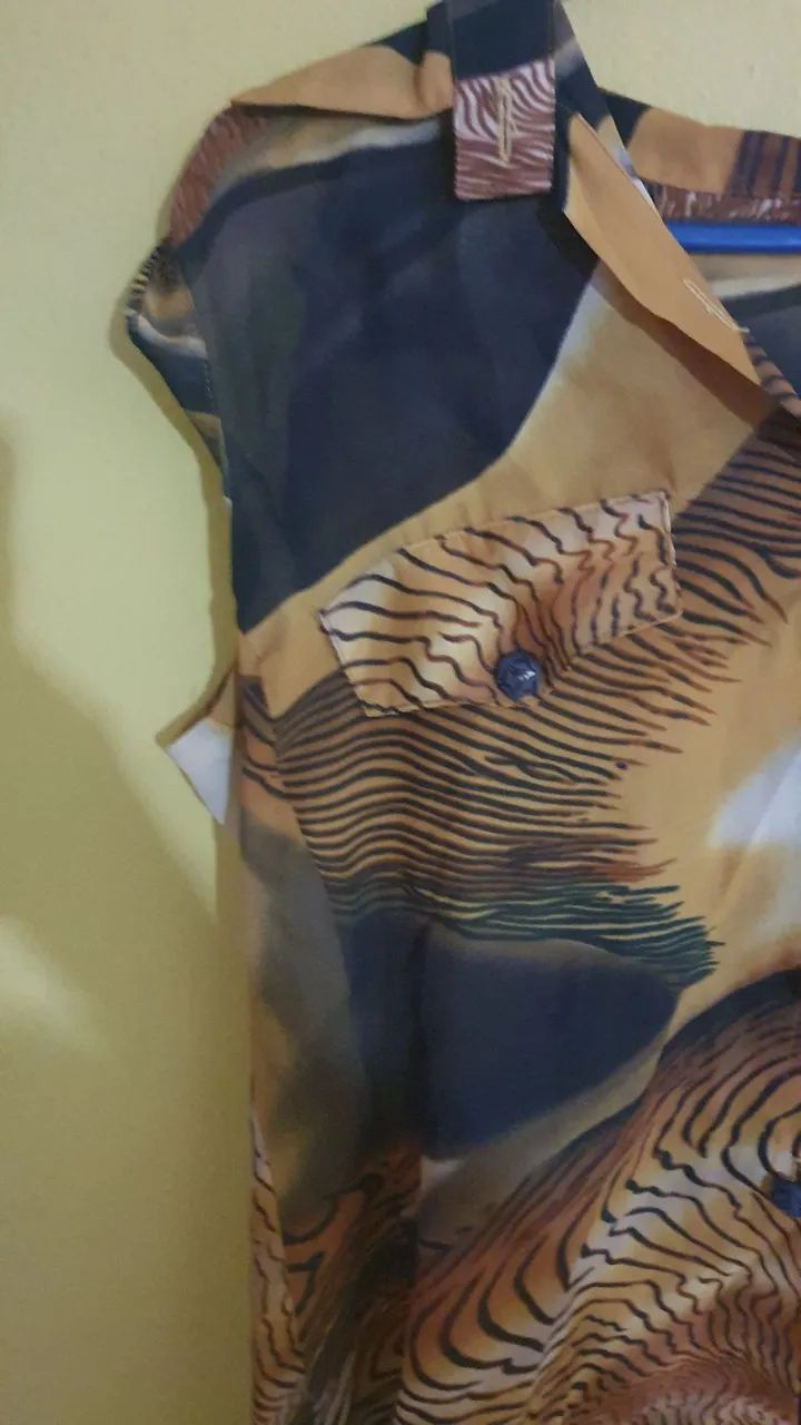 Blusa de seda estampada - Foto 3