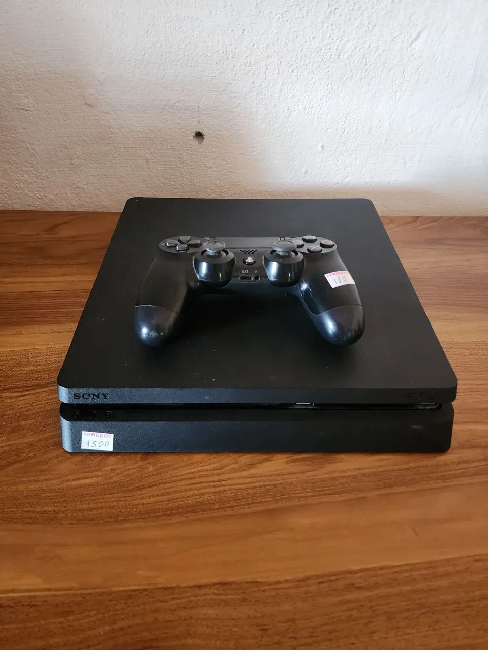 PS4 SLIM + CONTROLE ORIGINAL + JOGOS