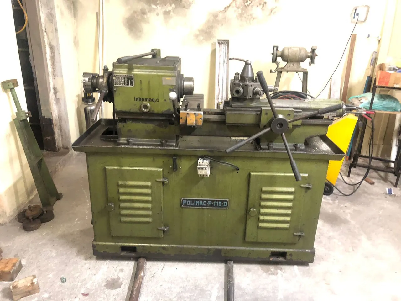Torno Mecânico Industrial Inhomaq.c Polimac P-110-D