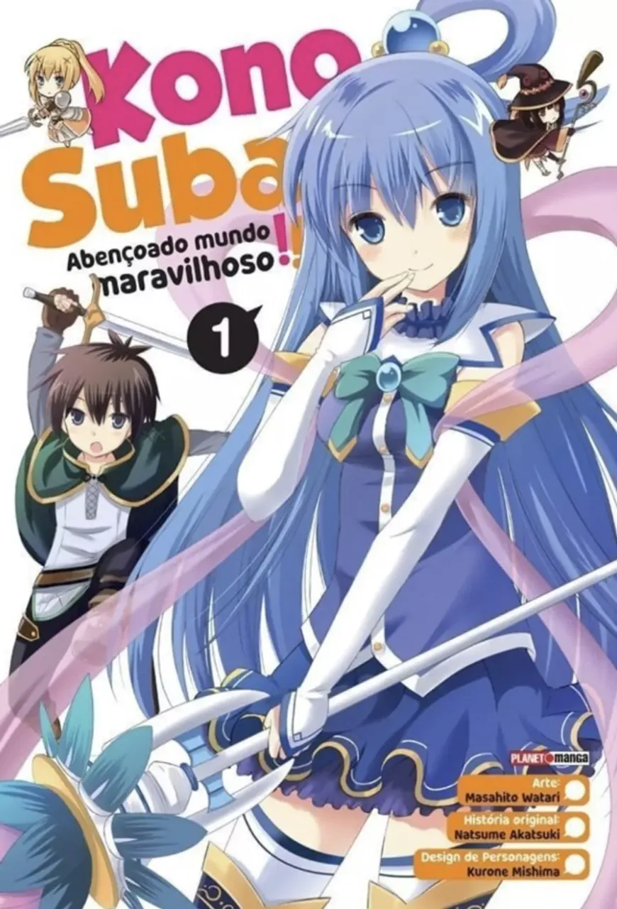Mangá KonoSuba 1 a 15 - Editora Panini