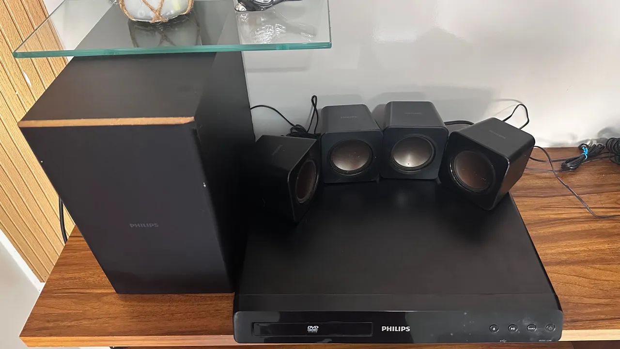 Home Theater Philips com DVD Player