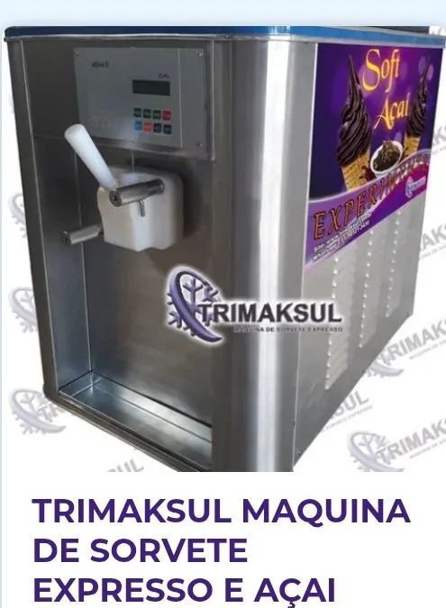 maquina de sorvete e açaí  expresso  trimaksul  - Foto 4