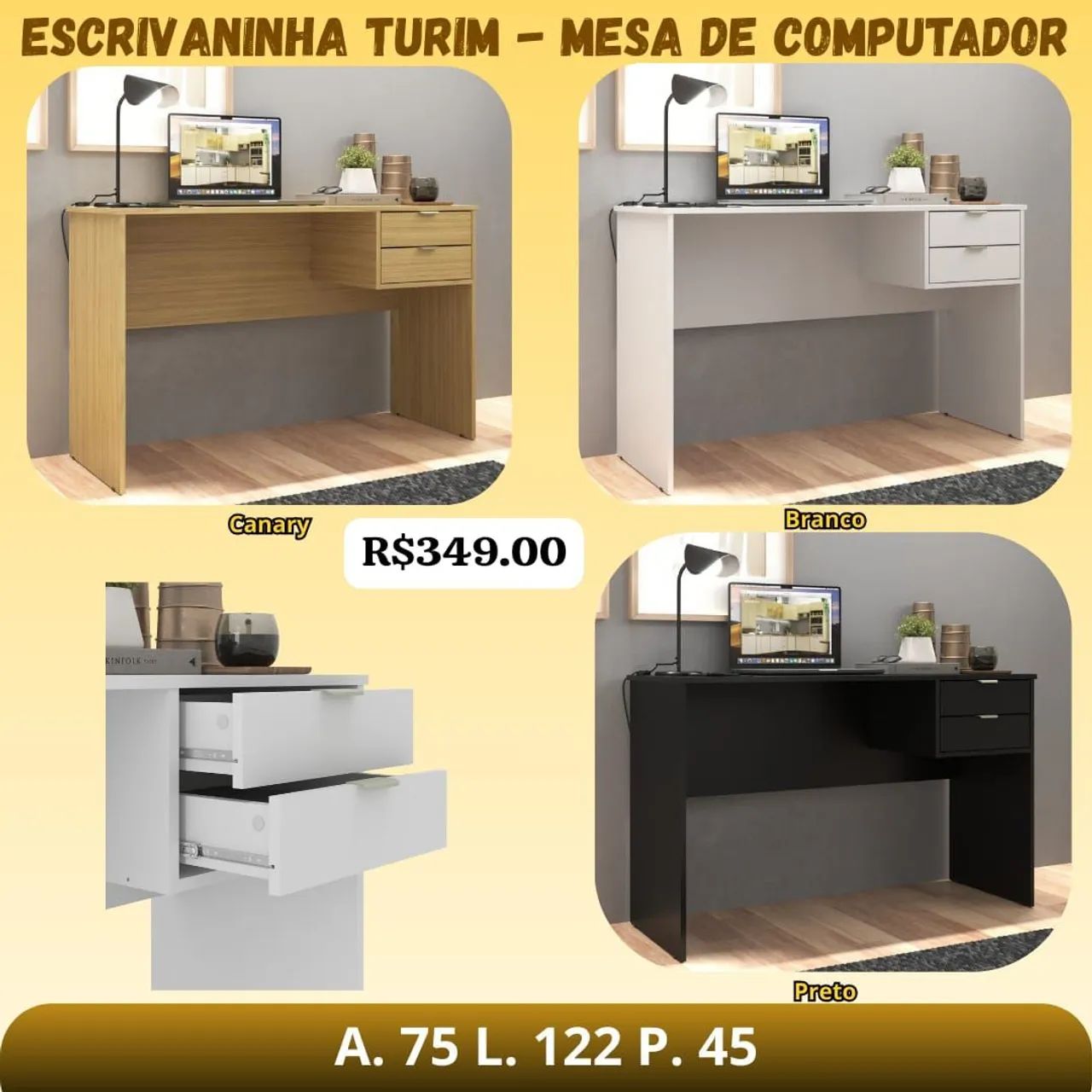 Escrivaninha a partir