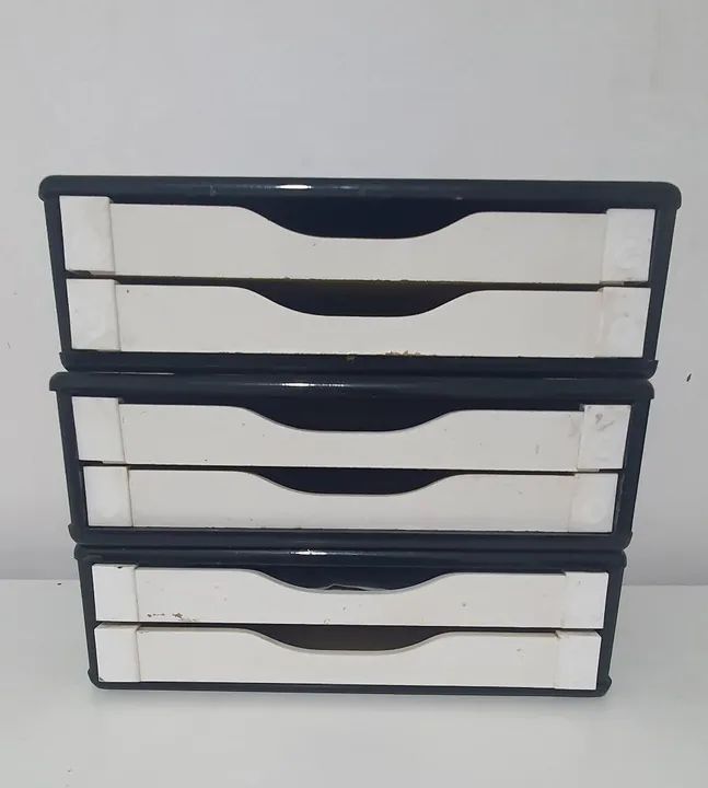 Kit 3 gaveiros de mesa