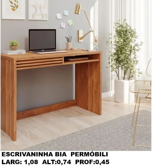Escrivaninha Bia 1,08 cm Pronta Entrega 