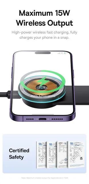 Carregador Magnético Baseus para iPhone 14 Pro Max - Foto 5