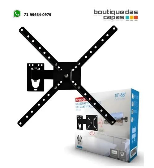SUPORTE ARTICULADO P TV SMART LED 10? - 56 POLEGADAS BRASFORMA - Foto 3