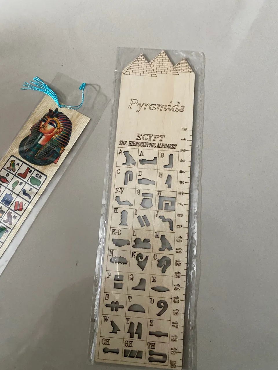 Régua de letras e marcador do Egito! - Foto 2