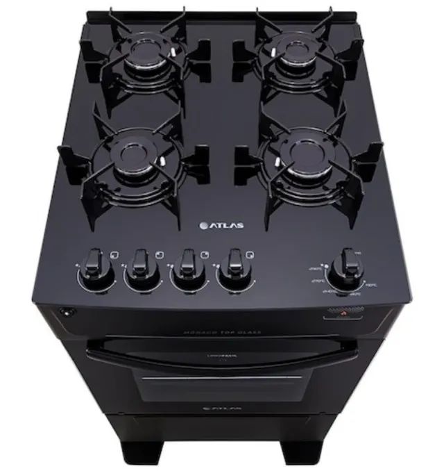 Fogão 4 Bocas Mônaco Top Glass Mesa de Vidro Fazemos entrega Novo - Foto 2