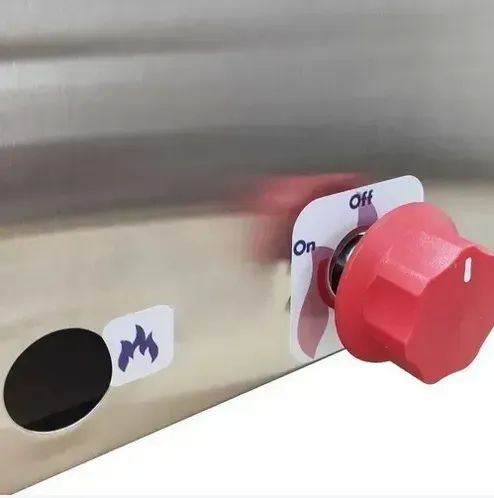 Fritadeira Profissional a gás 10L 2 Cubas Cefaz Baixa pressão - Foto 4