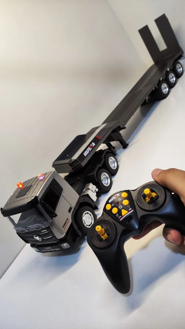 Caminhão 4x4 plataforma com controle remoto - Foto 2