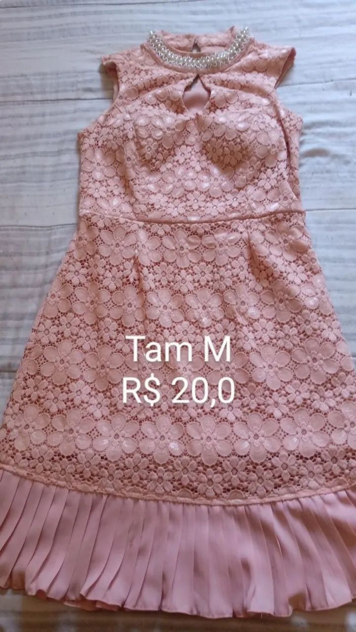 Vestido rendado Social