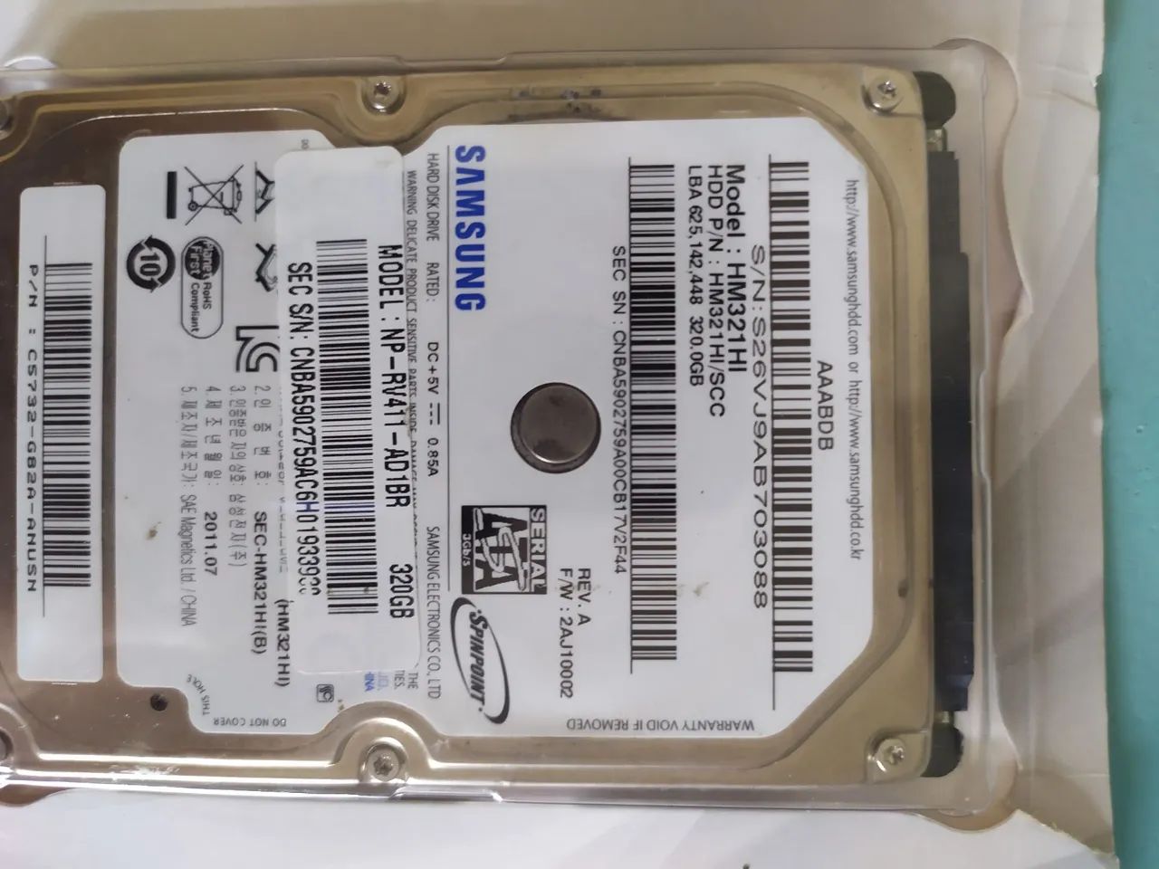 HD Samsung 320GB SATA