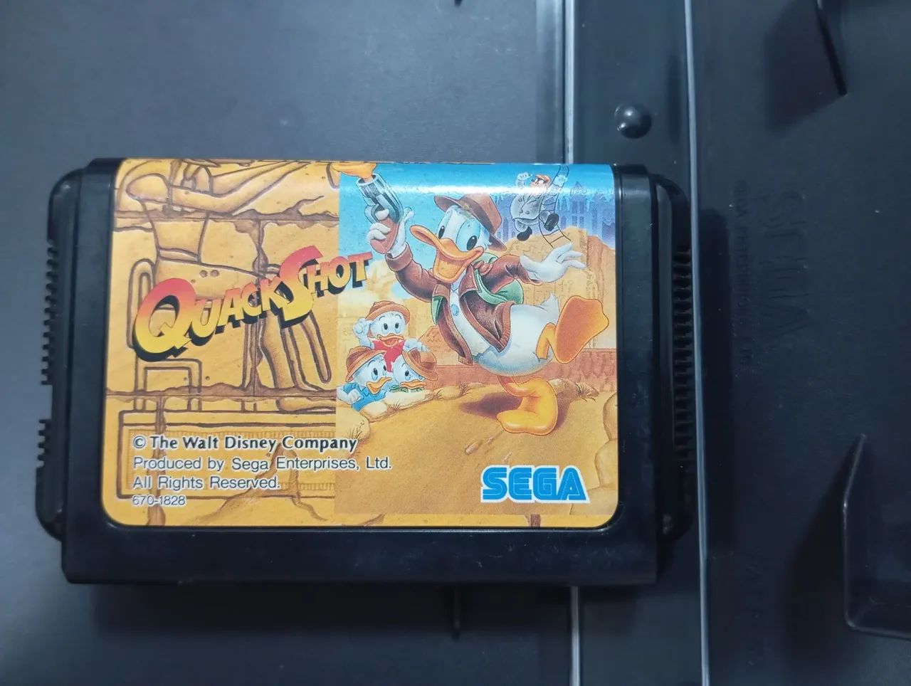 Fita Jogo Quackshot original para Megadrive  - Foto 2