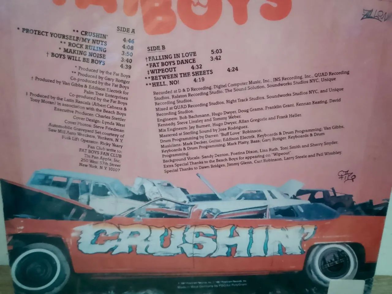 Disco de Vinil Fat Boys - Crushin' - Foto 2