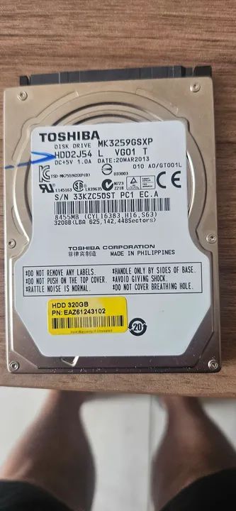 Kit HD externo com HD de Notebook 500GB - Foto 4