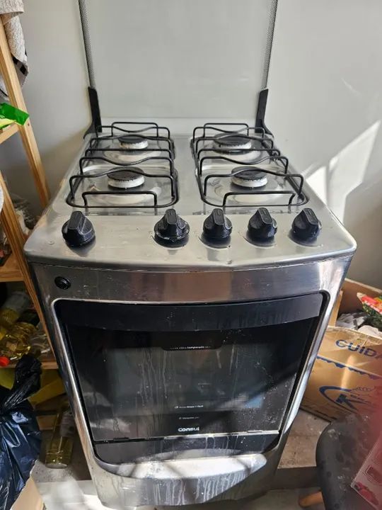 Fogão 4 bocas INOX