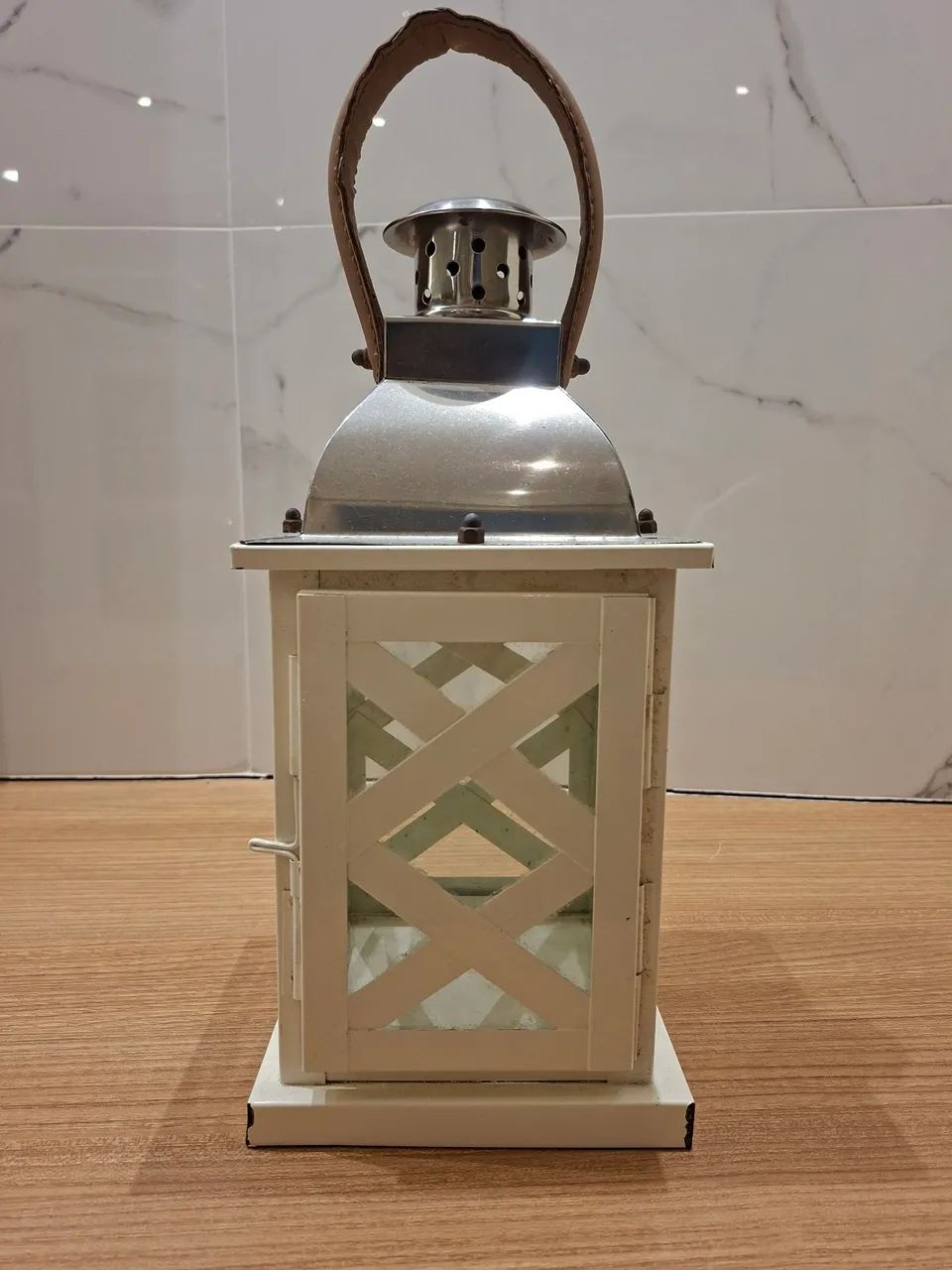 Lanterna Decorativa com Alça de Couro - Foto 5