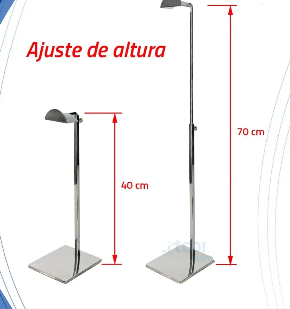 SUPORTE EXPOSITOR GANCHO DE  BOLSA LUXO VITRINE - Foto 3