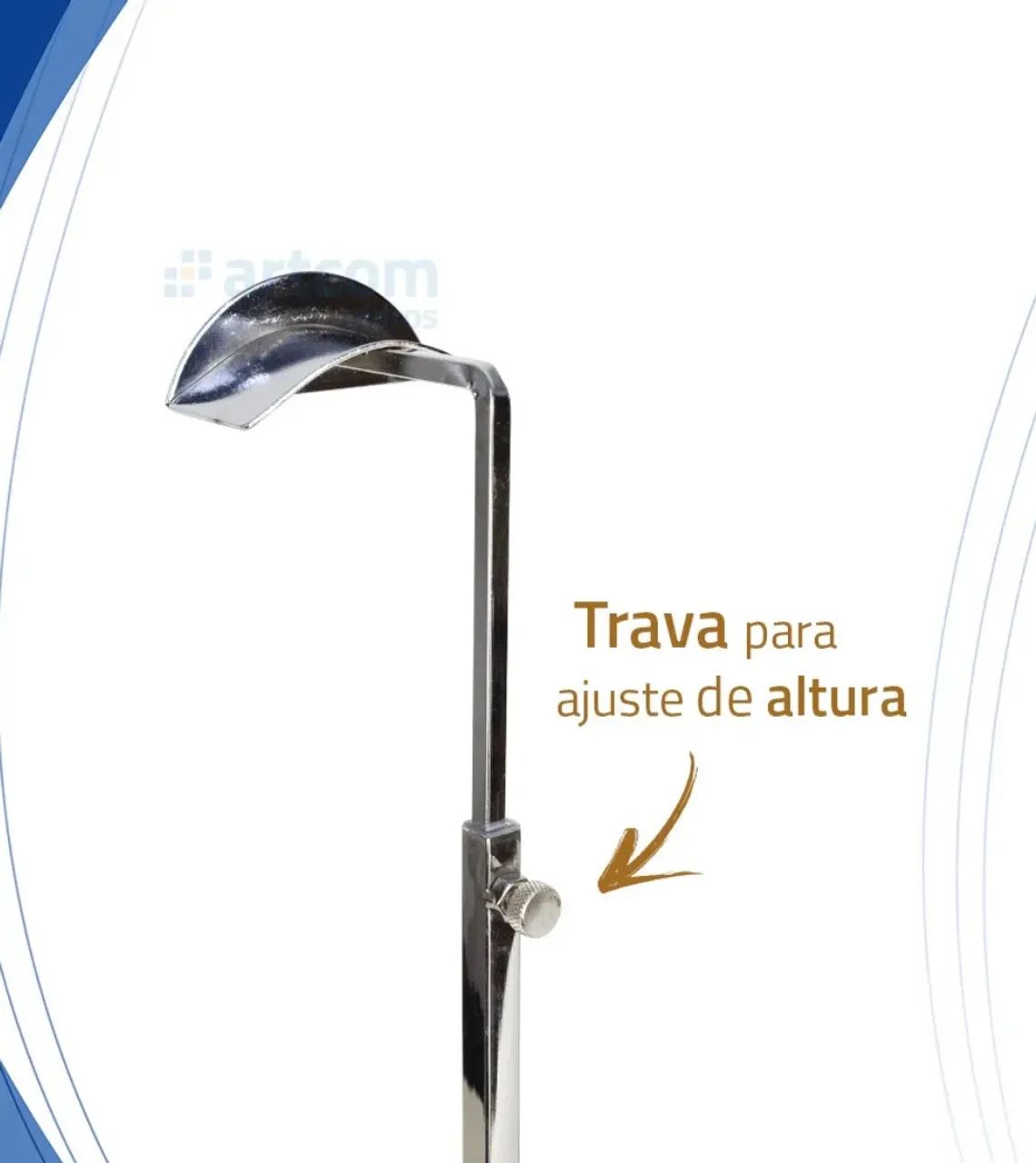 SUPORTE EXPOSITOR GANCHO DE  BOLSA LUXO VITRINE - Foto 2