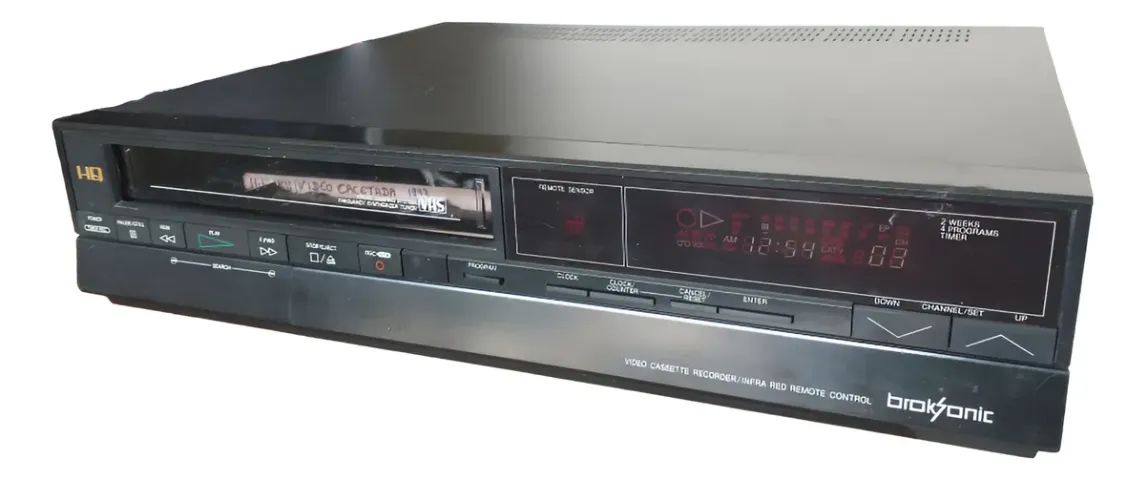 Video Cassette Broksonic Vhsa 6687 Gsc Leia