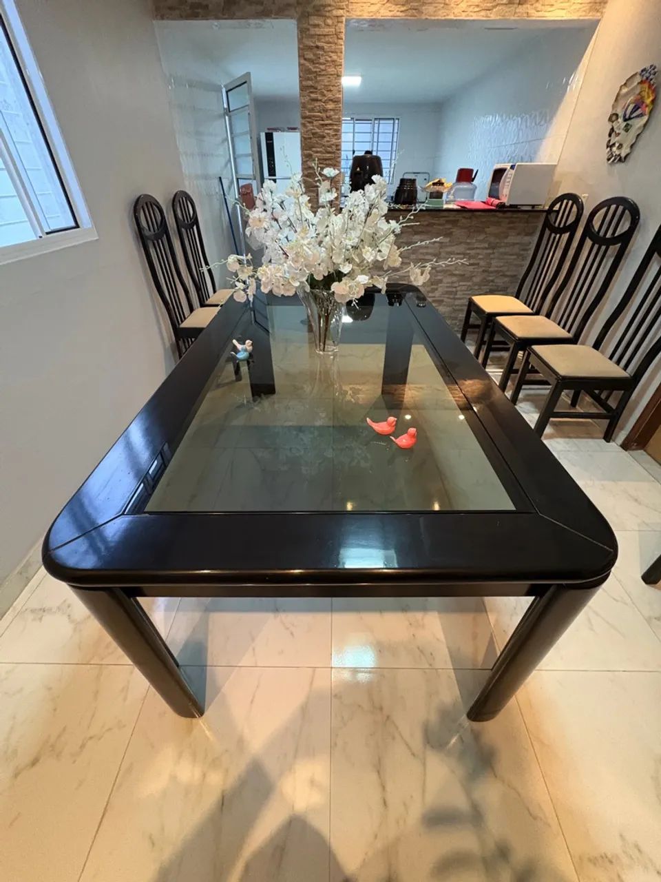 Mesa de Jantar em Madeira Maciça - 8 Cadeiras - Foto 3