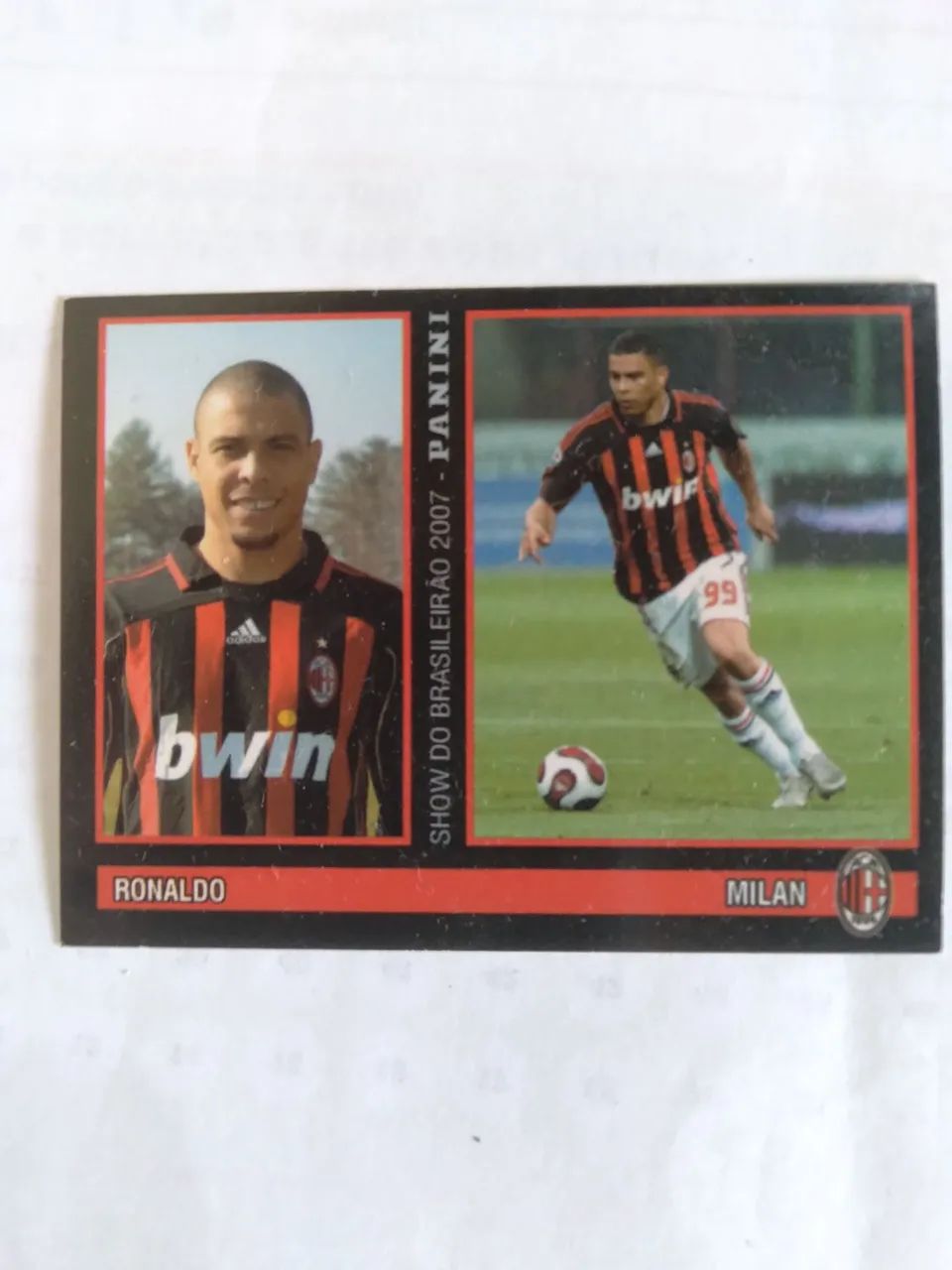 Figurinhas RONALDO, KAKÁ e CAFÚ - Foto 2