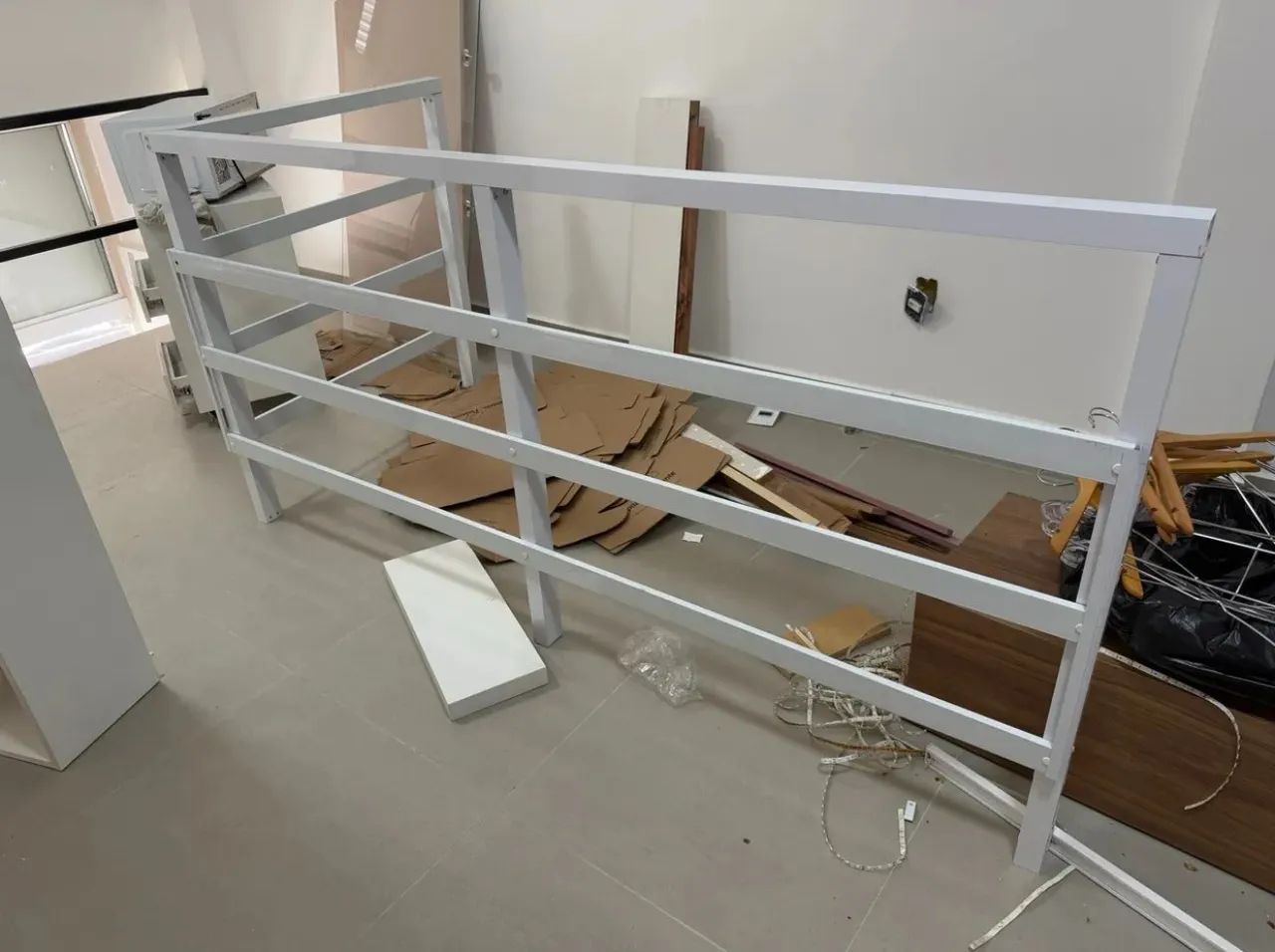 Corrimão para escada em alumínio