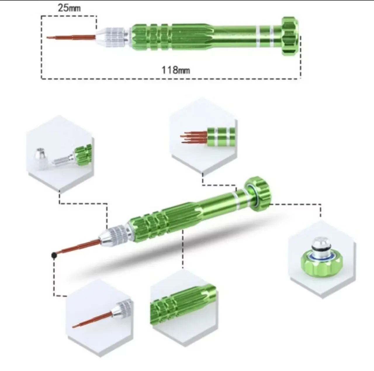 Kit Chave de Precisão para Celular 5 em um - Foto 3