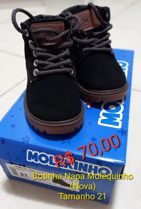 Tênis Botinha Molequinho (NOVA)