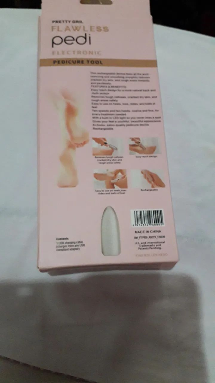 Removedor de calos eletrônico Flawless Pedi - Foto 4