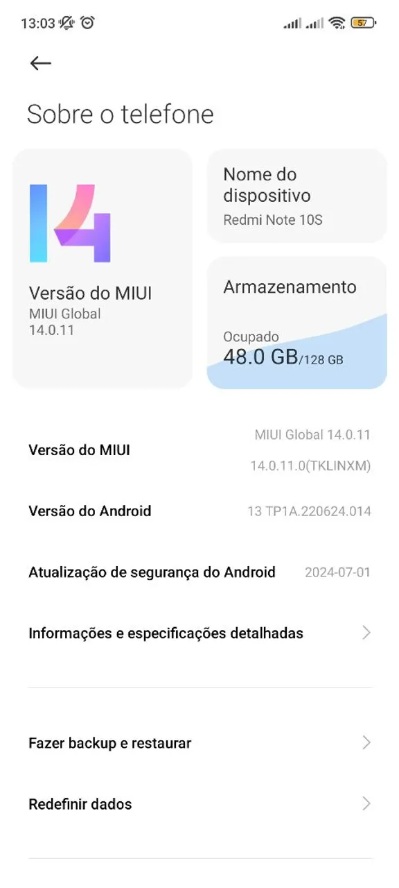 Redimi note 10s 128 gb 6de ram