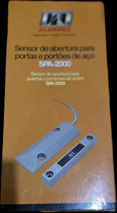 Sensor Abertura Portas E Porões De Aço Com Fio Spa 2000 Jfl - Foto 2