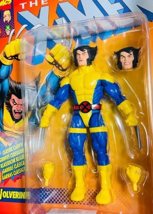 Wolverine uniforme amarelo Marvel Legends - X-MEN - clássico lacrado Hasbro