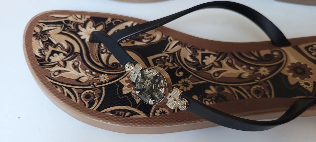 Rasteirinha marrom Feminina Grendha tam 38 - Foto 2